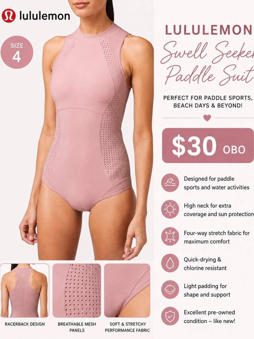 Lululemon Swell Seeker Paddle Suit